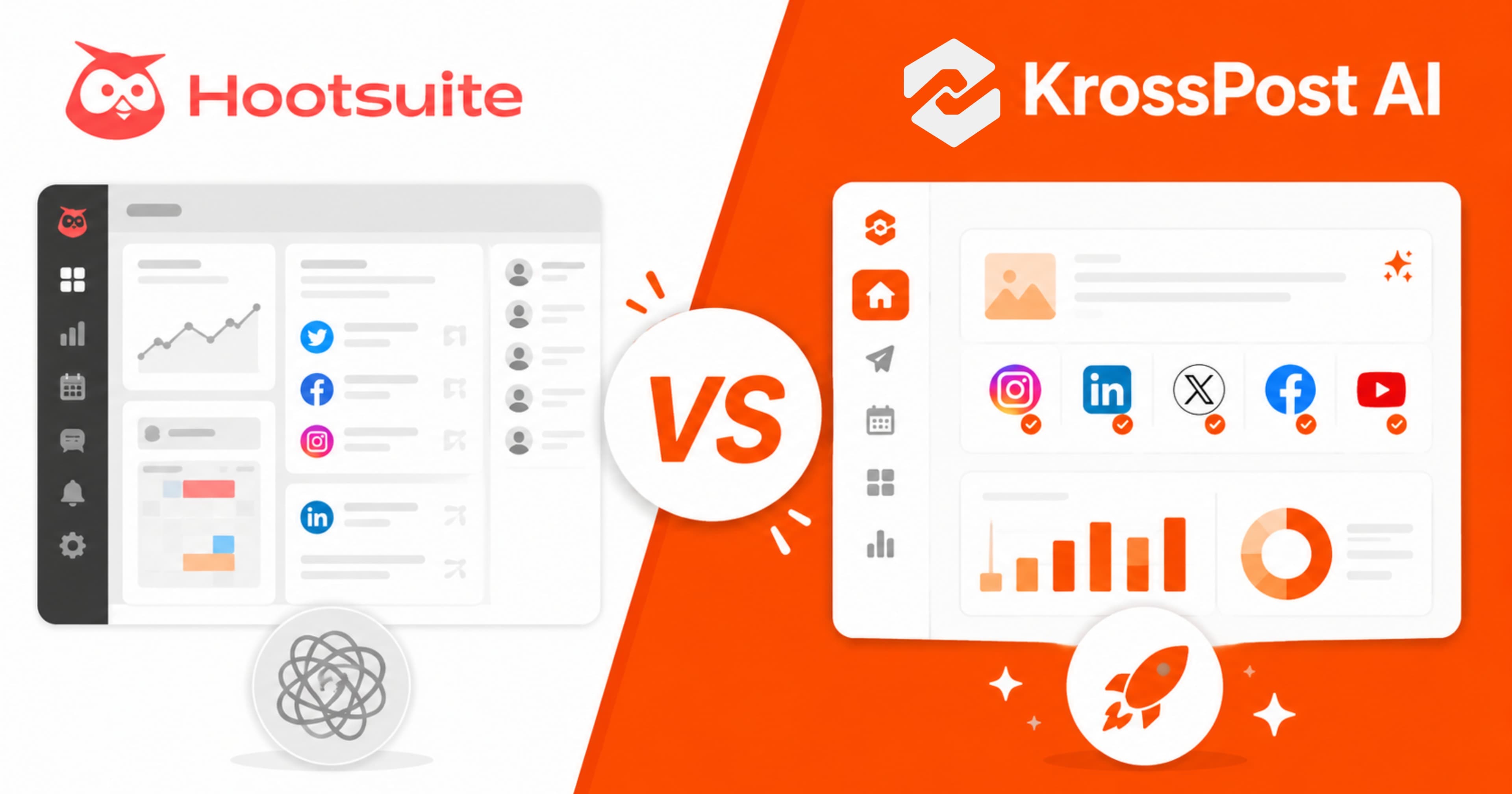 The Best Hootsuite Alternative in 2026: Krosspost Vs Hootsuite